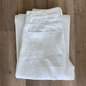 White wide leg jeans - 4